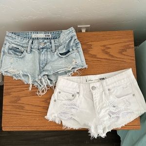 Lovers + Friends Denim shorts.
